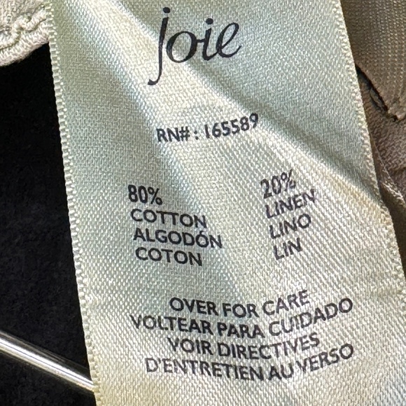 Joie | NWT Faded Cactus Pleated High Rise Washed Olive Green Shorts - Picture 12 of 14